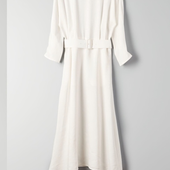ARITZIA wilfred TAVIN belted linen dress - Picture 3 of 4
